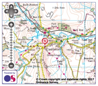 The Esk Valley at Castleton map